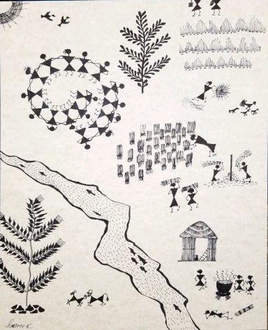 Earthly Tiers (8.5in x 11in)